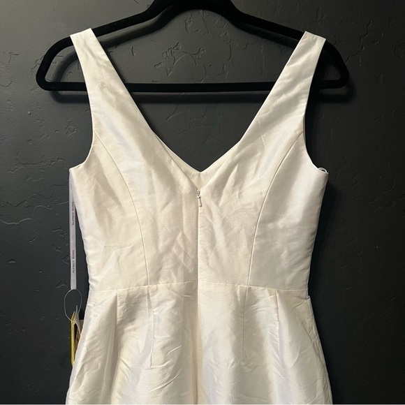 NWT Alfred Sung Size:2 Color: Ivory satin feel - Picture 7 of 14